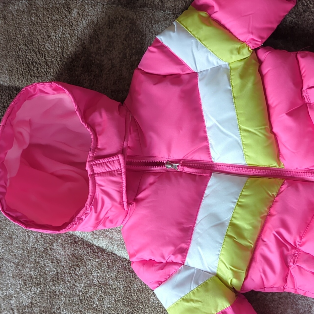 Pink Platinum Girls' 4T Pink Fleece Winter Jacket